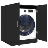 vidaXL Wasmachinekast 71x71,5x91,5 cm zwart