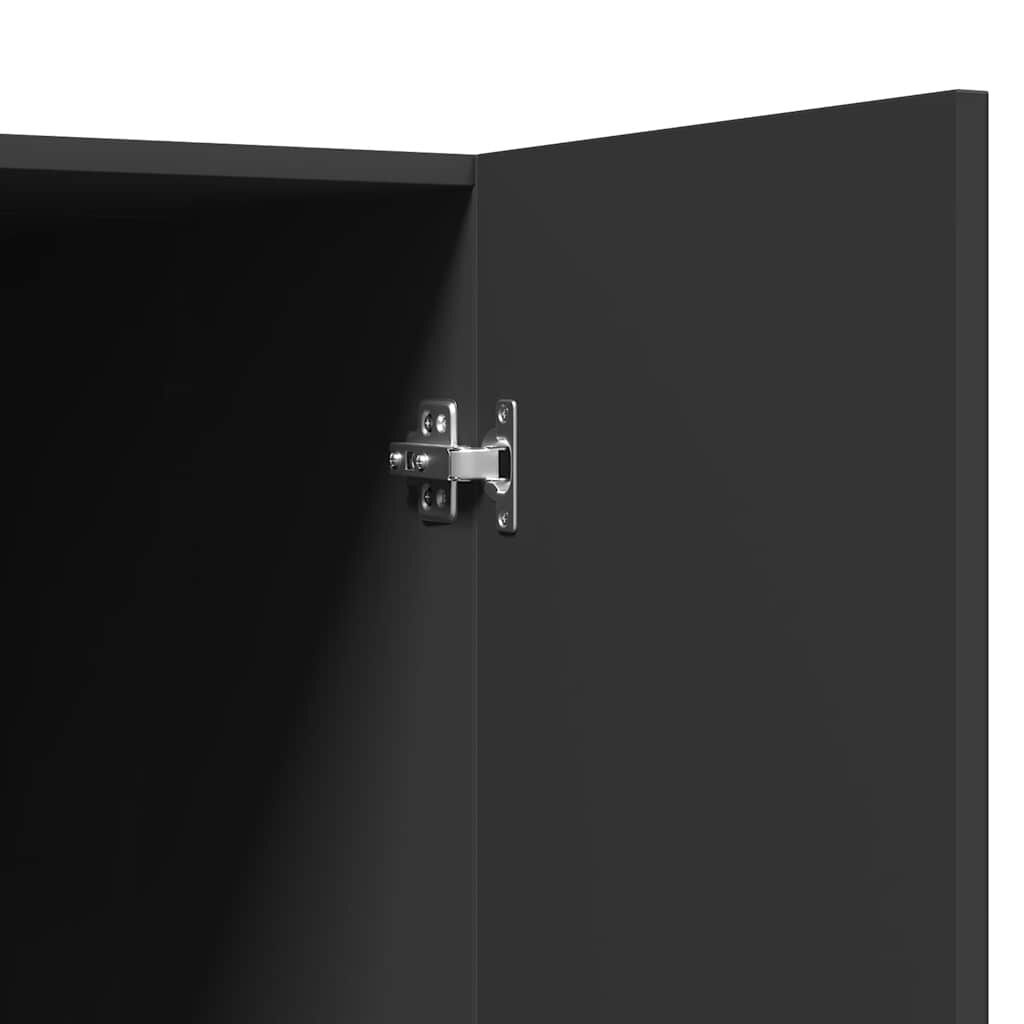 vidaXL Wasmachinekast 71x71,5x91,5 cm zwart