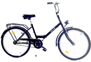 Vouwfiets 24 inch Zwart - 55% Korting
