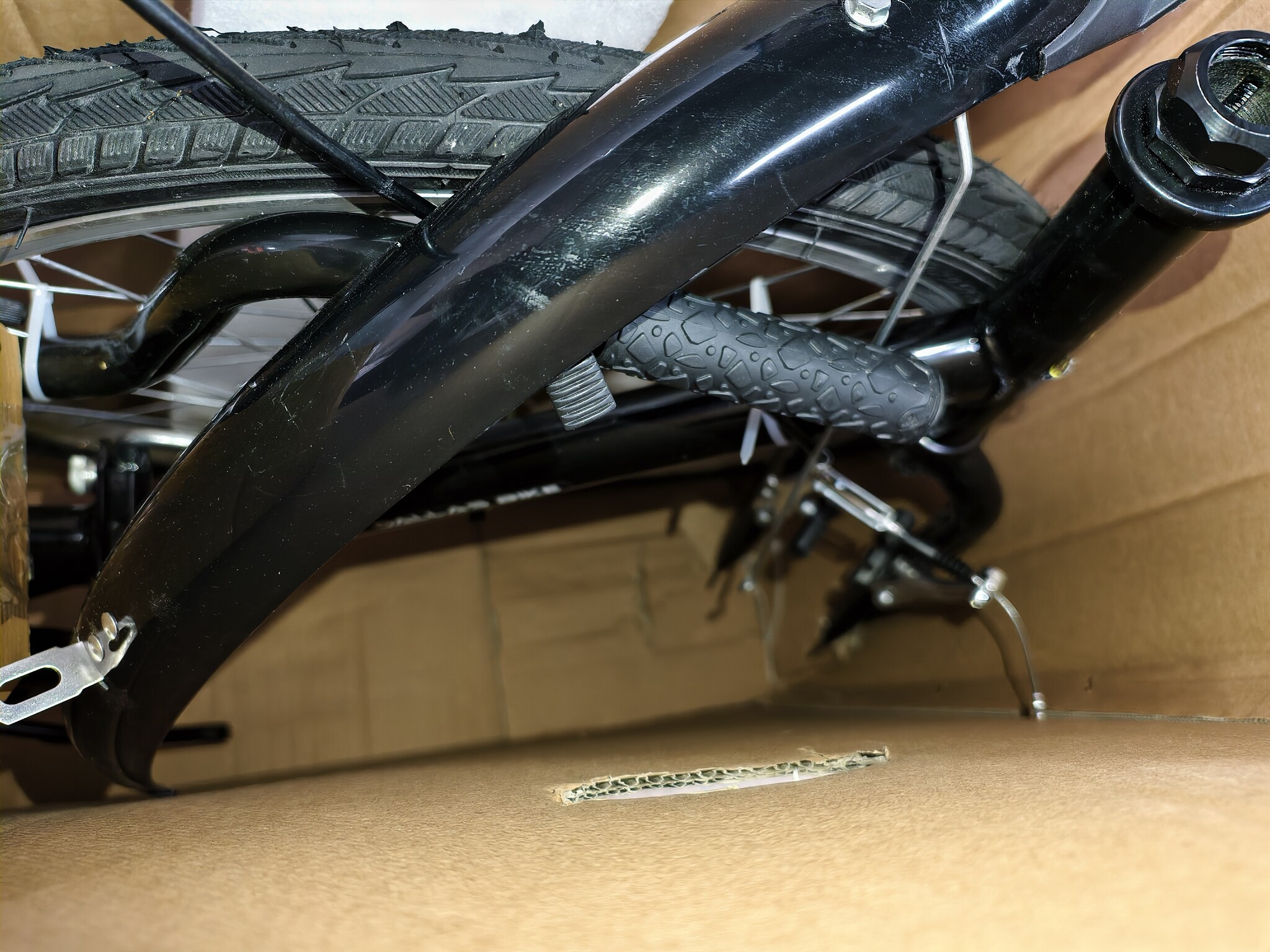 Vouwfiets - 24 inch - zonder versnellingen - zwart
