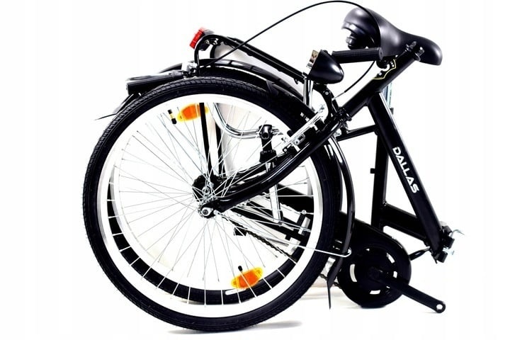 Vouwfiets - 24 inch - zonder versnellingen - zwart