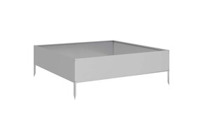 Verhoogde Plantenbak 100x100x33,5 cm Staal - 41% Korting