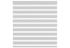 vidaXL Zebra rolgordijn Lichtgrijs - 150x150 cm - 45% Korting