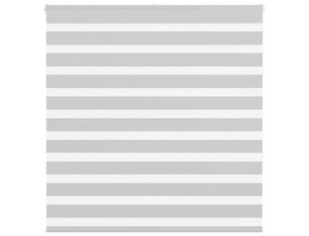 vidaXL Zebra rolgordijn 150x150 cm stofbreedte 145,9 cm lichtgrijs