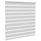 Zebra rolgordijn Lichtgrijs | 150x150 cm | 59% Korting
