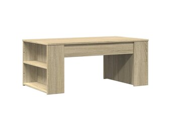 vidaXL Salontafel 102x55x42 cm bewerkt hout sonoma eikenkleurig