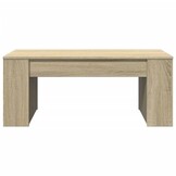vidaXL Salontafel 102x55x42 cm bewerkt hout sonoma eikenkleurig