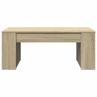 vidaXL Salontafel 102x55x42 cm bewerkt hout sonoma eikenkleurig