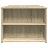 vidaXL Salontafel 102x55x42 cm bewerkt hout sonoma eikenkleurig