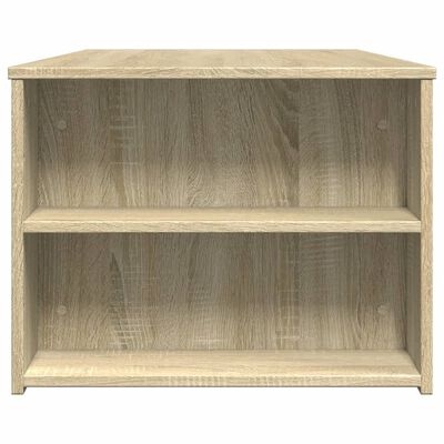 vidaXL Salontafel 102x55x42 cm bewerkt hout sonoma eikenkleurig