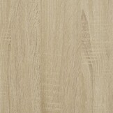 vidaXL Salontafel 102x55x42 cm bewerkt hout sonoma eikenkleurig