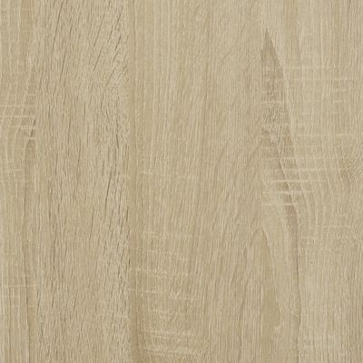 vidaXL Salontafel 102x55x42 cm bewerkt hout sonoma eikenkleurig