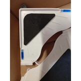 Wasmachine met 4 vergrendelbare zwenkwielen, verstelbare waswagen van 40 tot 60 cm, trillingsbestendig, maximale capaciteit 200 kg, wasmachine, droger, koelkast, wit