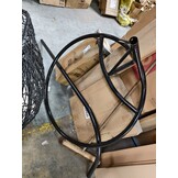 Hangstoel met frame voor buiten - 2 persoons - zwart beige