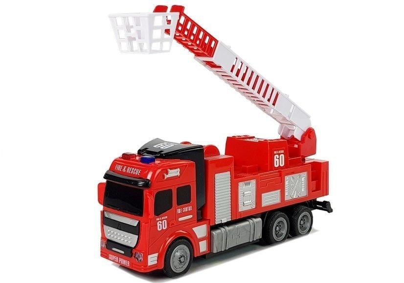 Brandweerauto RC bestuurbaar met ladder – 27 cm