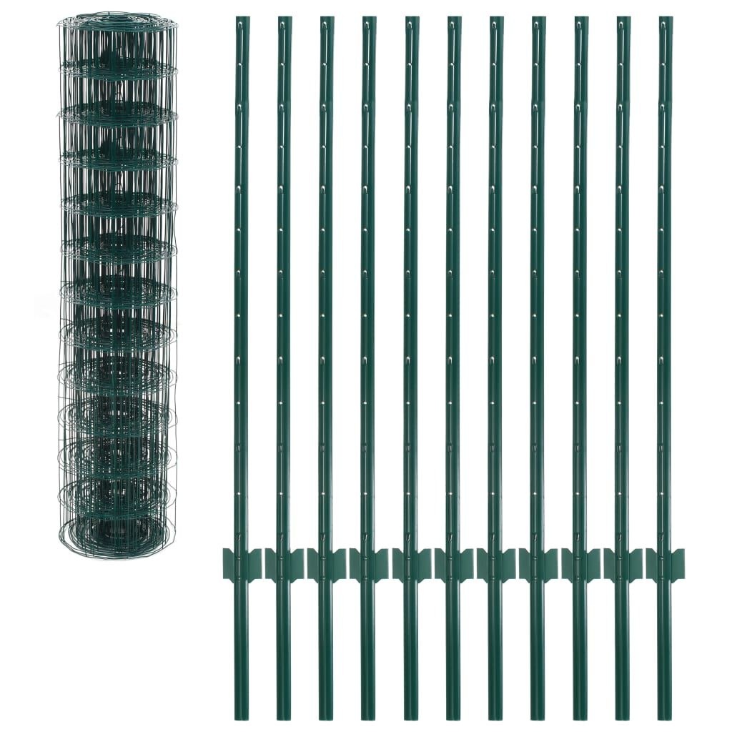 Robuust Euro Hekwerk (20x1,2m) - Staal Groen - 54% Korting!