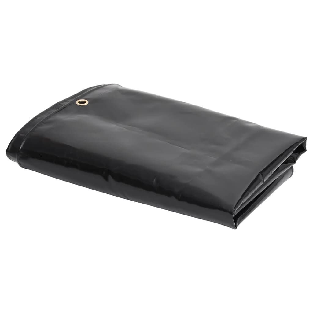VidaXL Dekzeil 4x6m Zwart 650 g/m² - 34% Korting