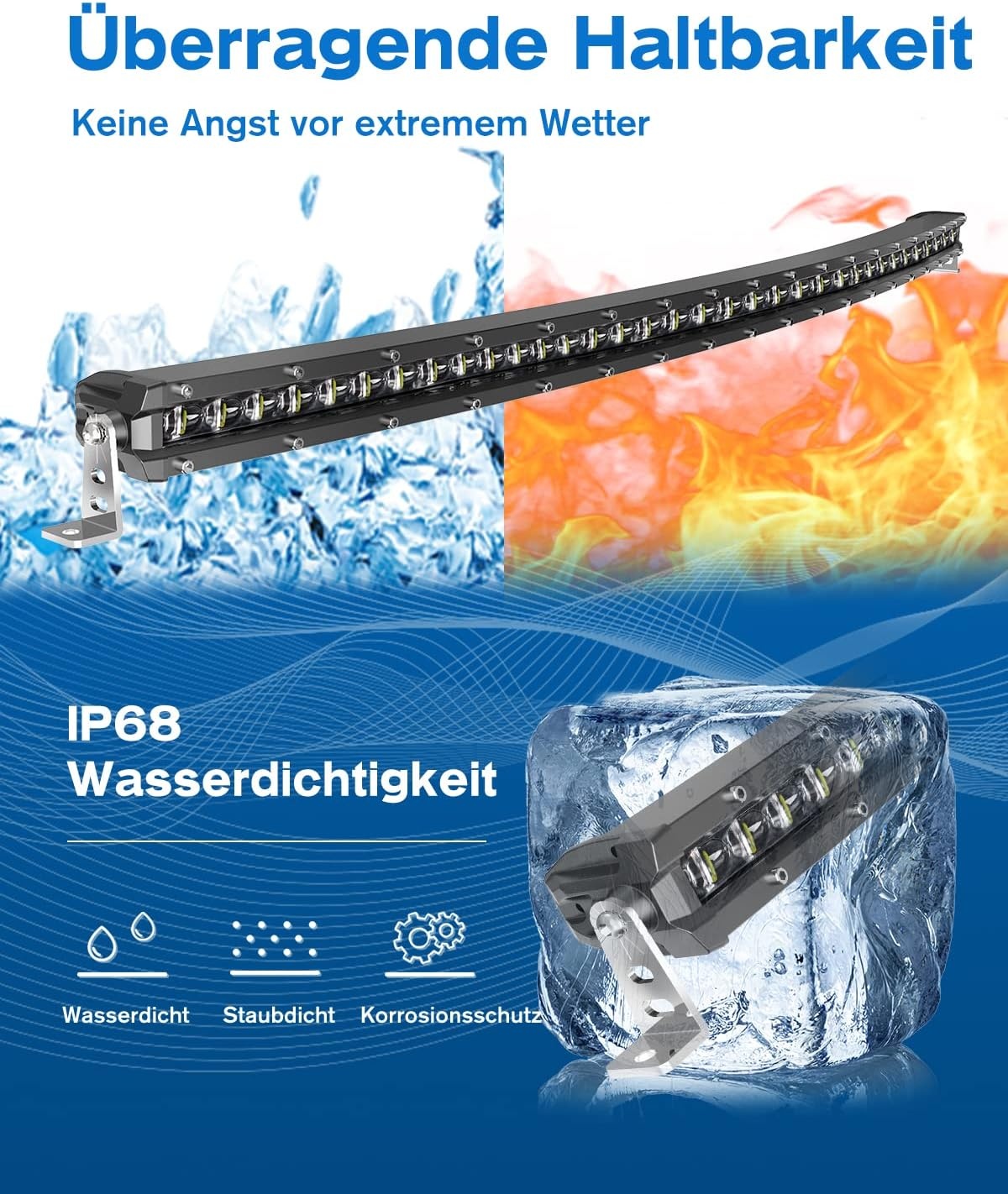 Gebogen LED Werklamp 38" 160W Offroad - 58% Korting