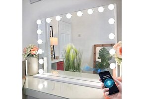 Hollywood Spiegel met LED & Bluetooth (80x58cm) - 59% Korting