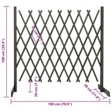 vidaXL Tuinlatwerk Grijs - 180x100cm - 33% Korting