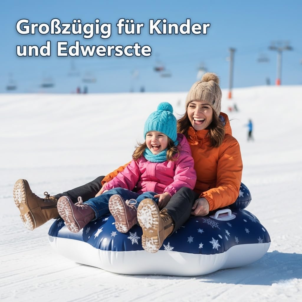 Opblaasbare Sneeuwband 120 cm Donkerblauw - 79% Korting