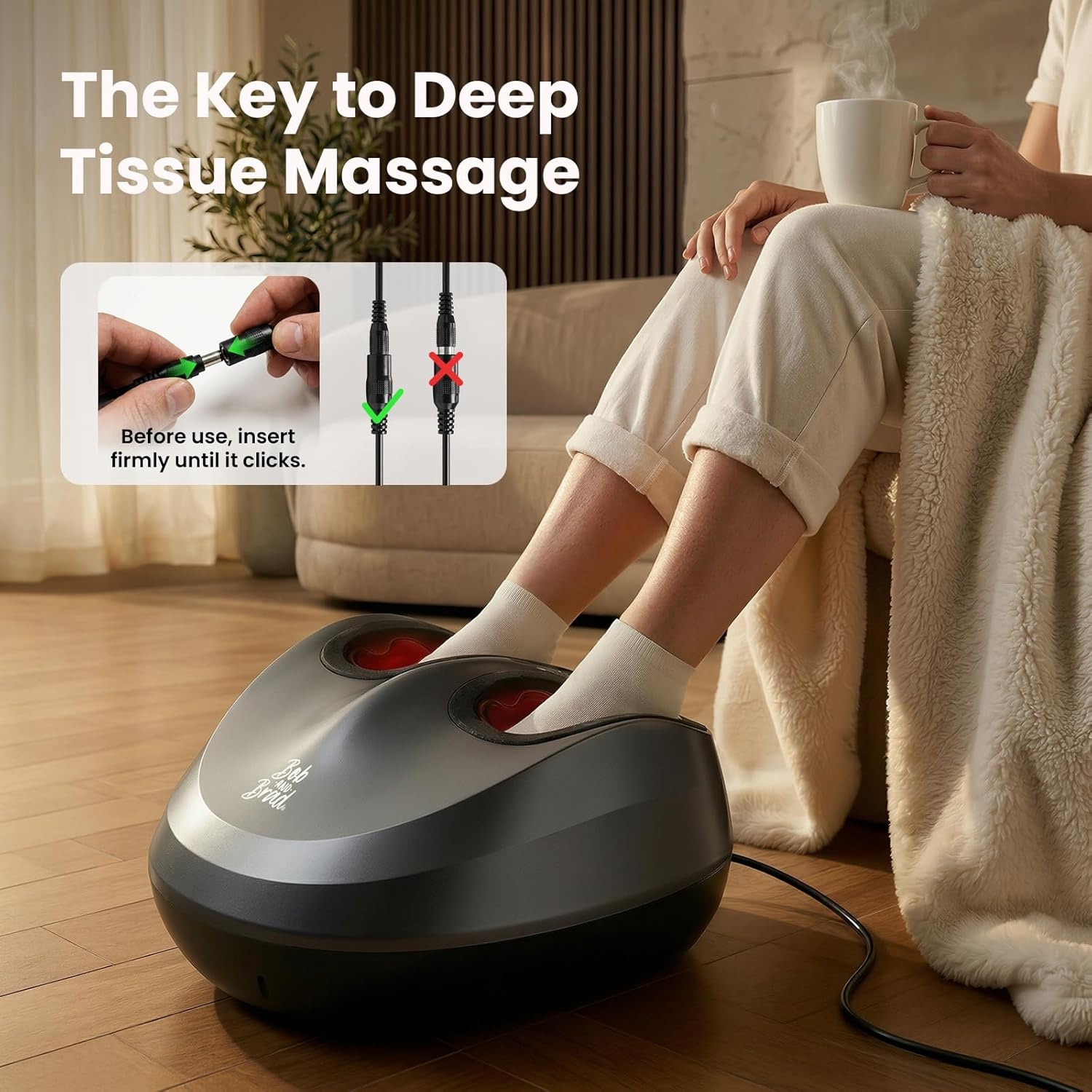 Elektrisch Voetmassageapparaat (Maat 48) - 35% Korting