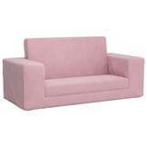 VidaXL Kinderslaapbank Pluche Roze - 33% Korting