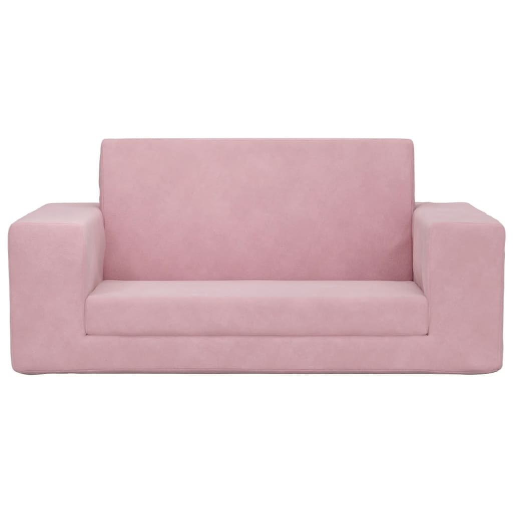 VidaXL Kinderslaapbank Pluche Roze - 33% Korting