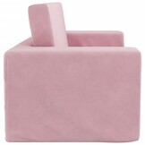VidaXL Kinderslaapbank Pluche Roze - 33% Korting