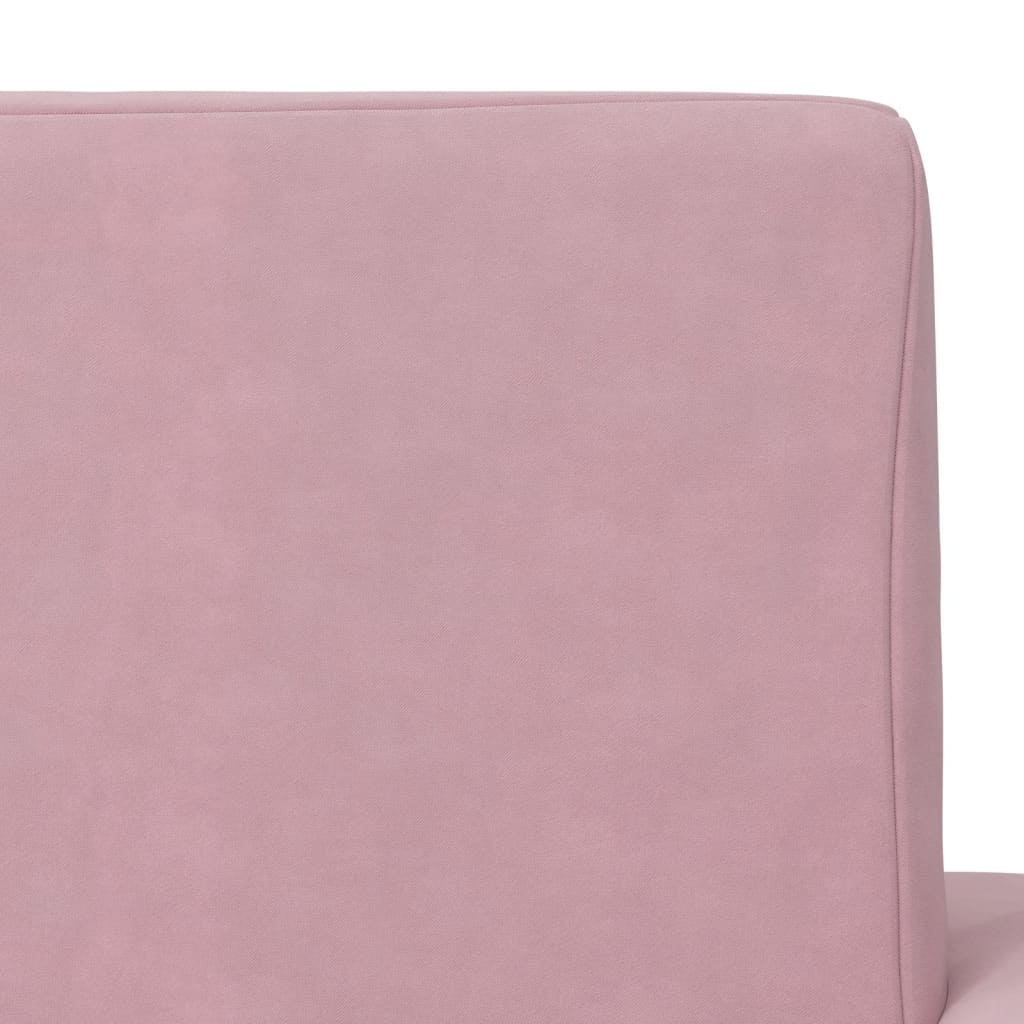 VidaXL Kinderslaapbank Pluche Roze - 33% Korting