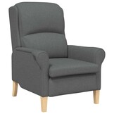 Donkergrijze Fauteuil van Stof - 76x94x102 cm - 35% Korting