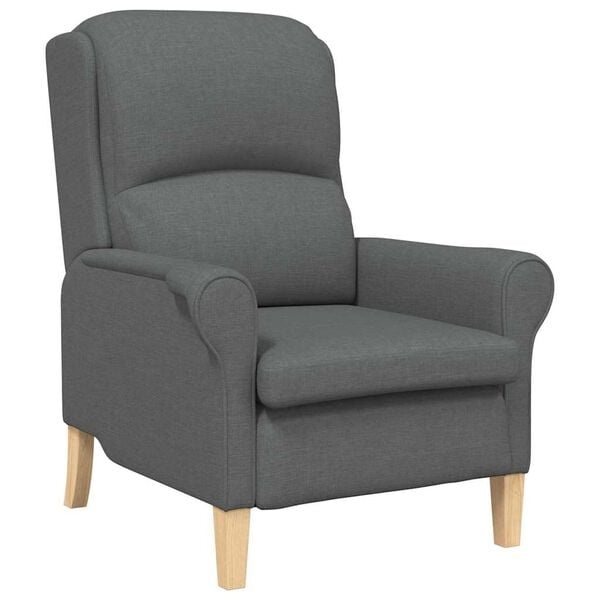 Donkergrijze Fauteuil van Stof - 76x94x102 cm - 35% Korting