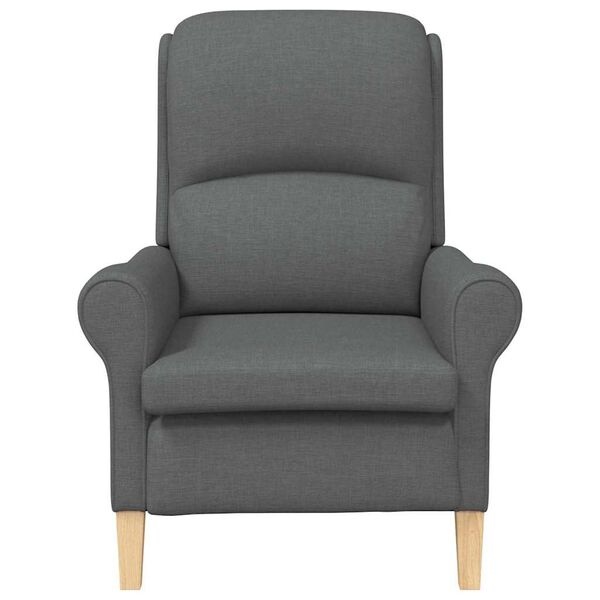 Donkergrijze Fauteuil van Stof - 76x94x102 cm - 35% Korting