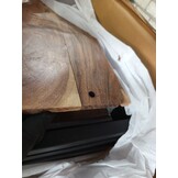 Highboard Bruin Massief Acaciahout & Metaal | 59% Korting