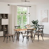 vidaXL Salontafelpoten Staal Naturel - 2 Stuks - 34% Korting