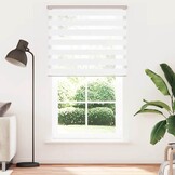 VidaXL Zebra Rolgordijn Wit 120x230cm - 33% Korting
