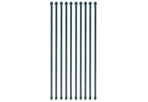 vidaXL Tuinpalen Metaal Groen 1m (10 Stuks) - 39% Korting!