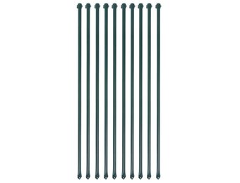 vidaXL Tuinpalen Metaal Groen 1m - 10 Stuks (33% Korting)