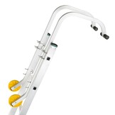 Universele Nokhaak Ladder - Aluminium, 44x90cm, Zonder Boren - 54% Korting!