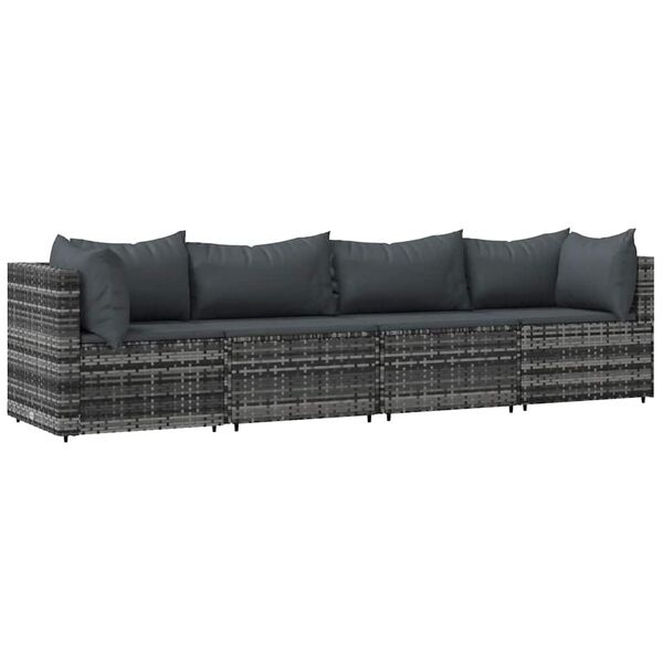 Luxe 4-delige Loungeset met Kussens (60% korting)
