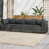 Luxe 4-delige Loungeset met Kussens (60% korting)