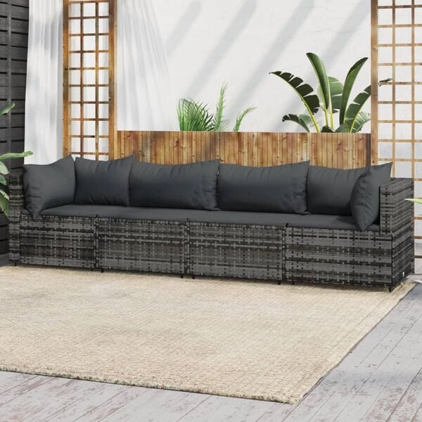 Luxe 4-delige Loungeset met Kussens (60% korting)