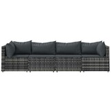 Luxe 4-delige Loungeset met Kussens (60% korting)