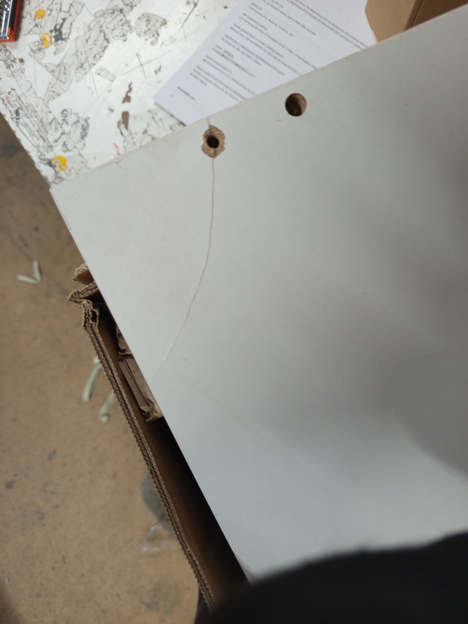 2x Zwevend Nachtkastje Hoogglans Wit 40x30cm - 57% Korting