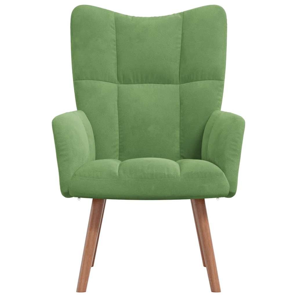 Relaxstoel Fluweel Lichtgroen - 34% Korting!