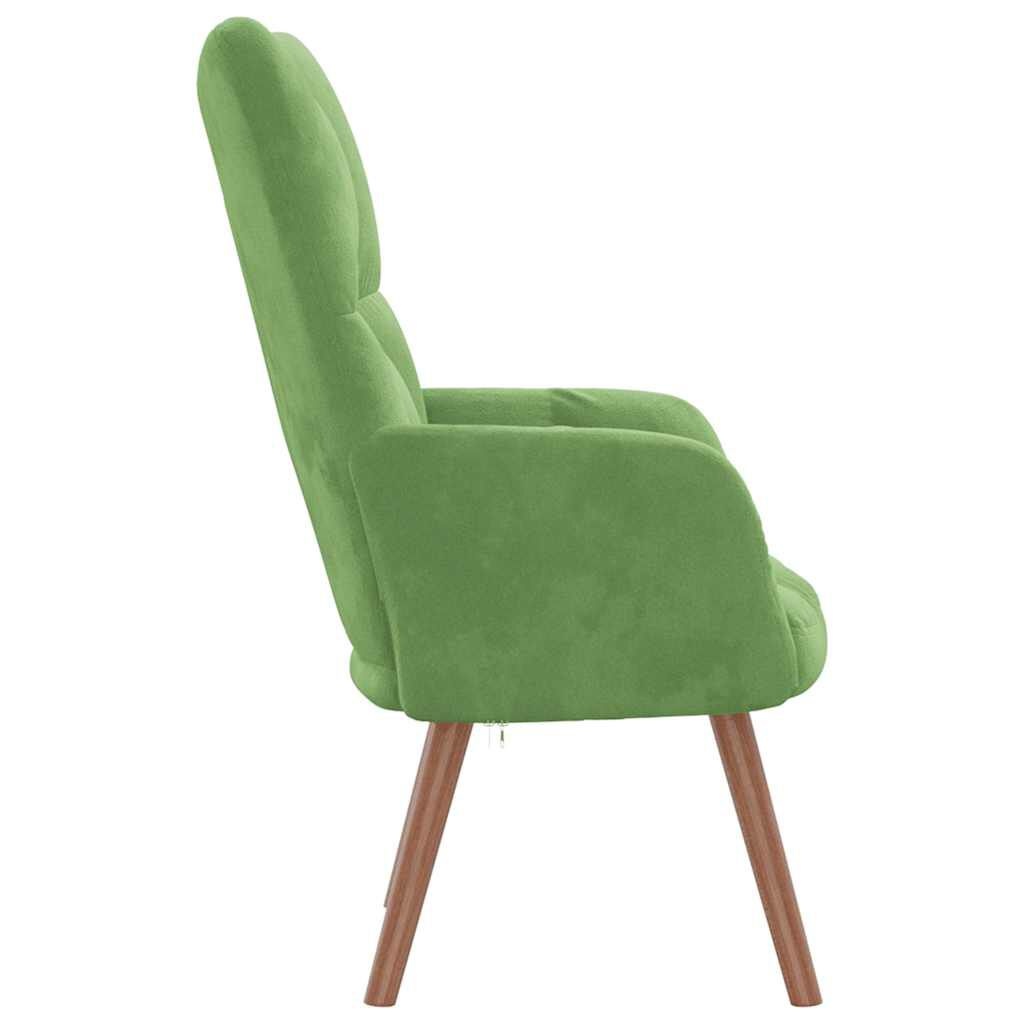 Relaxstoel Fluweel Lichtgroen - 34% Korting!