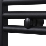 Gebogen Handdoekradiator Zwart 500x764 mm - 34% Korting