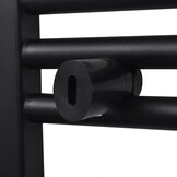 Gebogen Handdoekradiator Zwart 500x764 mm - 34% Korting