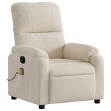 Verstelbare Massagestoel Microvezel Beige - 55% Korting!