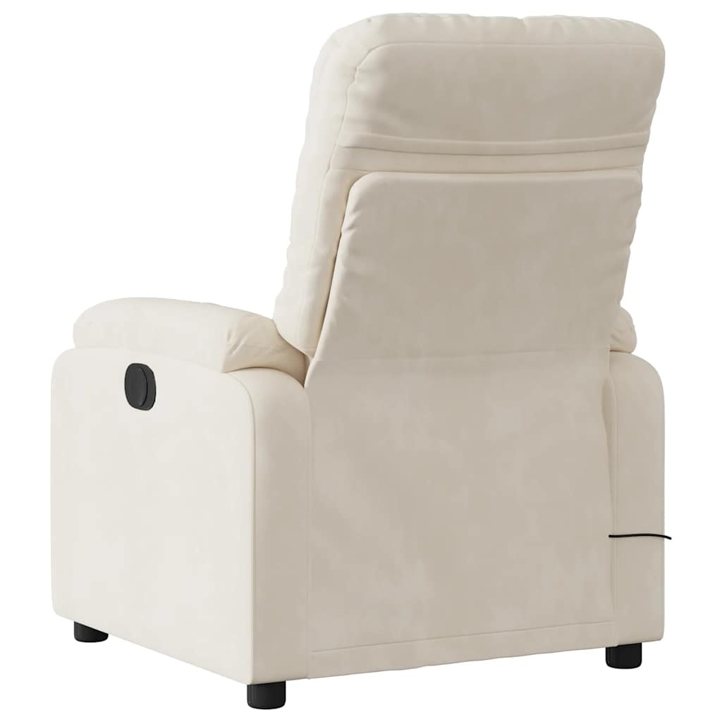 Verstelbare Massagestoel Microvezel Beige - 55% Korting!